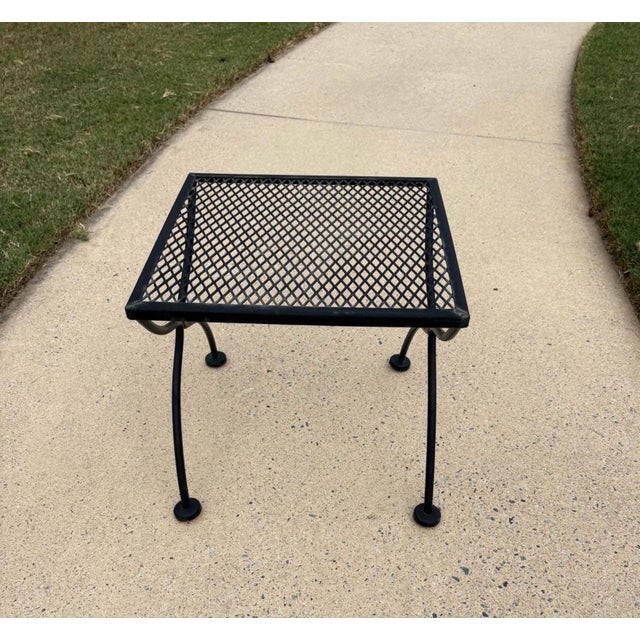 Mediterranean Mid 20th Century Russell Woodard Petite Nesting Tables for Patio For Sale - Image 3 of 9