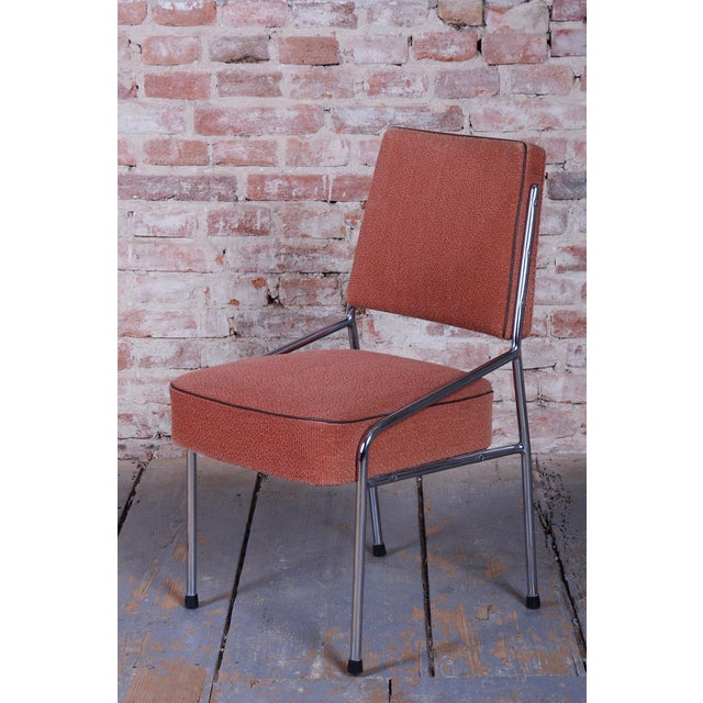 Silver Bauhaus Chairs in Tubular Chrome-Plated Steel, Czech, 1940s, Set of 4 For Sale - Image 8 of 14