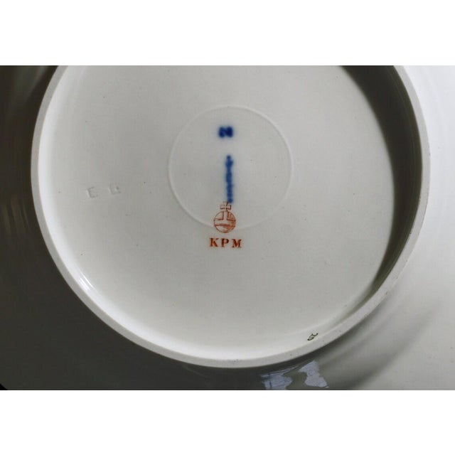 Ceramic 19th Century KPM Neuzierat Dessert Plates - Set of 10 For Sale - Image 7 of 7