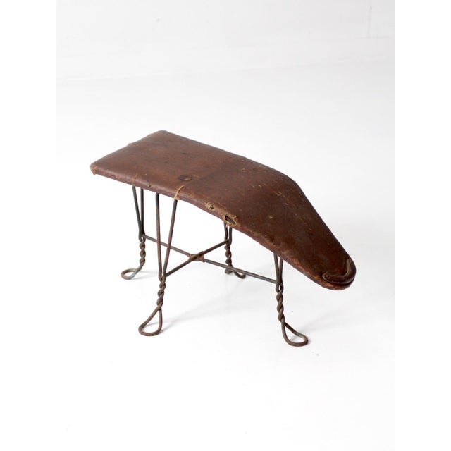 Victorian Antique Victorian Shoe Fitting Stool For Sale - Image 3 of 17