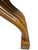 1960s Figured Wood Grain and Brass-Trimmed, Curved Leg Bench, Seat, Low Dining Zataku Table/Kotatsu, For Sale - Image 17 of 17