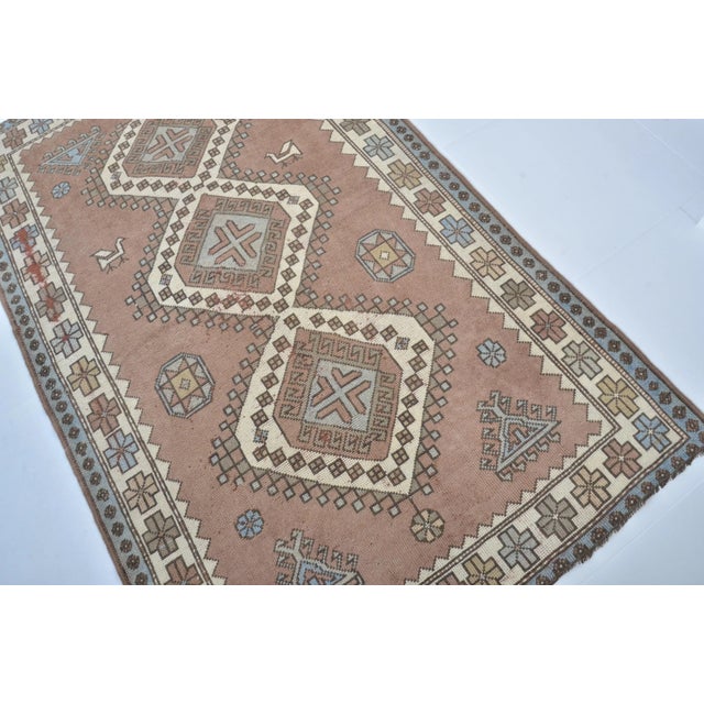 Rug & Kilim 1960s Handmade Muted Anatolian Oushak Rug For Sale - Image 4 of 11