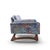 Brown Adrian Pearsall for Craft Associates Mid Century Gondola Sofa For Sale - Image 8 of 9