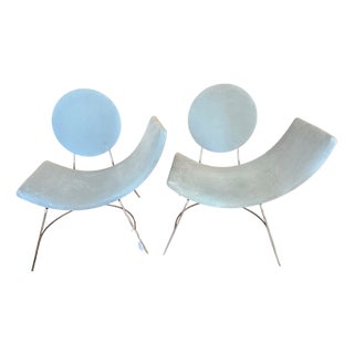 Vintage Pair of Elroy Chairs by Mitchell Gold and Bob Williams For Sale