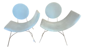 Vintage Pair of Elroy Chairs by Mitchell Gold and Bob Williams