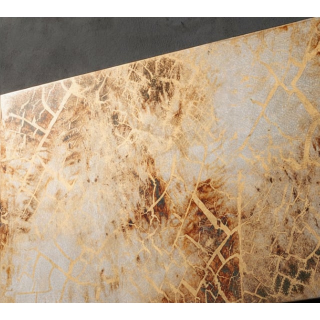LUCE “Crack Silver” is a made-to-order contemporary art panel that reinterprets traditional Kanazawa foil craftsmanship...