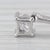 2010s 0.43ctw Diamond 3-Stone Journey Pendant Necklace 14k White Gold 16.75" For Sale - Image 5 of 6