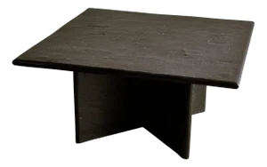 Square Slate Coffee Table, 1970s