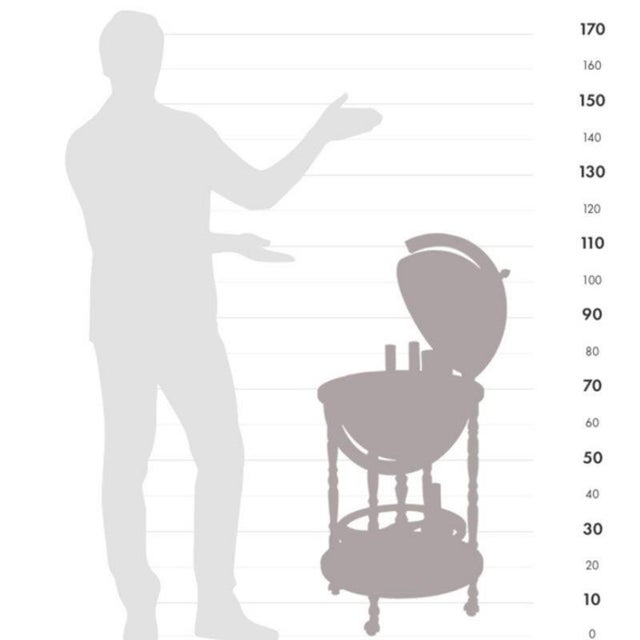 Minerva Globe by Zoffoli Mappamondi For Sale - Image 4 of 6