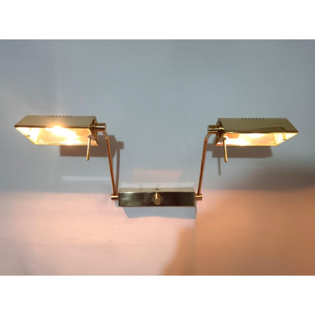 Mid-Century Dual Articulated Brass Sconce from Luci Italia, 1980s For Sale - Image 16 of 17