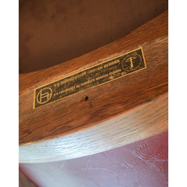 Vintage Swivel Chair from Horgenglarus, 1920s For Sale - Image 4 of 8