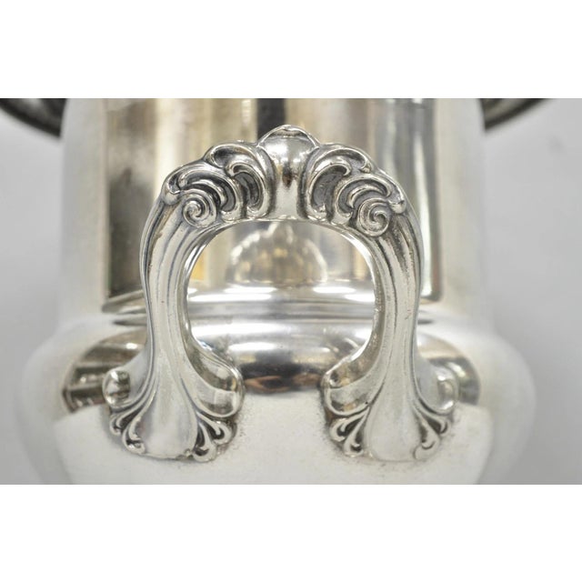 Leonard Vintage Victorian Leonard Silver Plated Trophy Cup Urn Champagne Chiller Bar Ice Bucket For Sale - Image 4 of 15