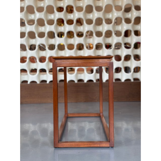 Mid-Century Modern 1990s Danish Modern Teak Console Table For Sale - Image 3 of 11
