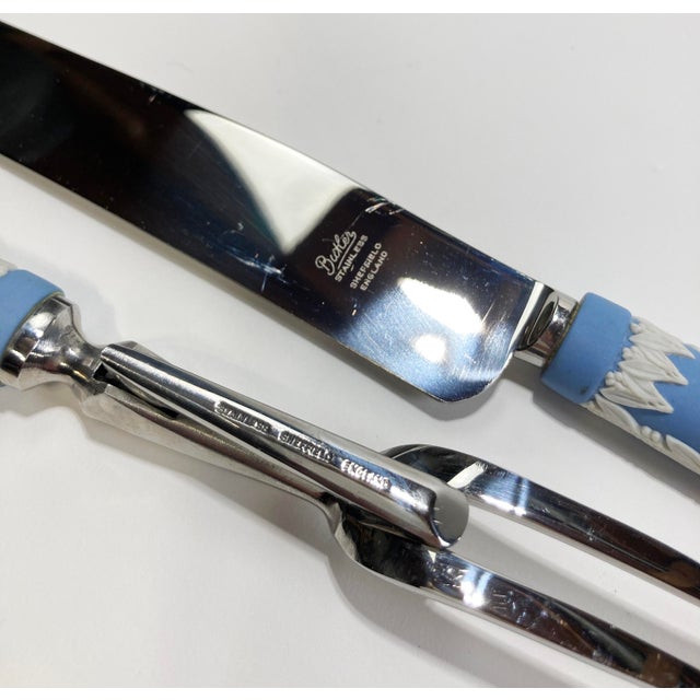 Early 20th Century Vintage Wedgwood Carving Set, a Pair For Sale - Image 5 of 8