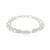 925 Sterling Solid Silver Link Chain Bracelet by Carat&her- Thanksgiving For Sale - Image 6 of 10
