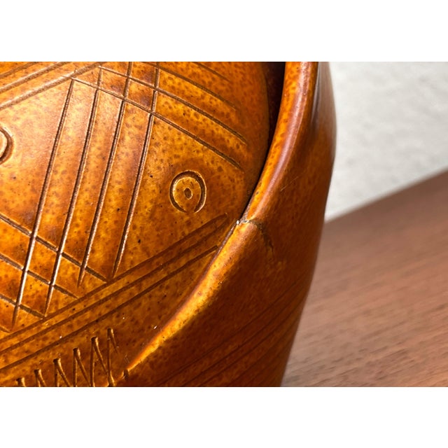 Mid-Century Modern German Studio Pottery Carafe Vase from Wilhelm Kagel, Partenkirchen, 1960s For Sale - Image 17 of 18