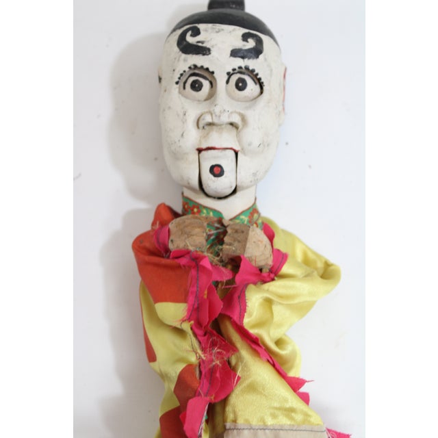 Canary Yellow Theater Glove & Rod Drama Puppet B For Sale - Image 8 of 13