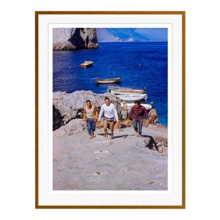 Toni Frissell 'Lobster and Crab Catch' Archival Pigment Print Framed in Brown For Sale