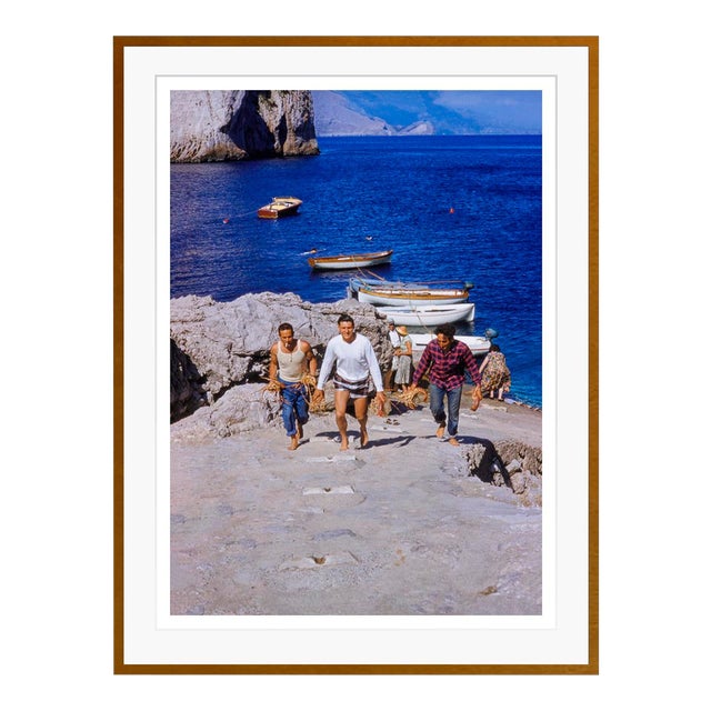 Toni Frissell 'Lobster and Crab Catch' Archival Pigment Print Framed in Brown For Sale
