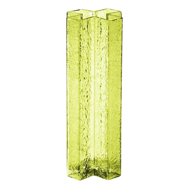 Cross Blown Glass Vase by Bodil Kjaer for Cassina For Sale