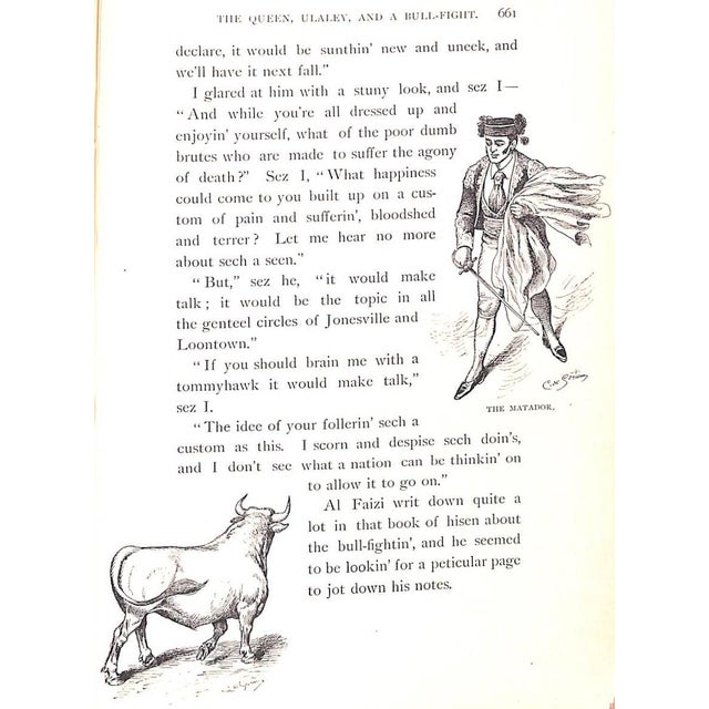 Late 19th Century "Samantha in Europe" 1896 Holley, Marietta [Josiah Allen's Wife] For Sale - Image 5 of 9