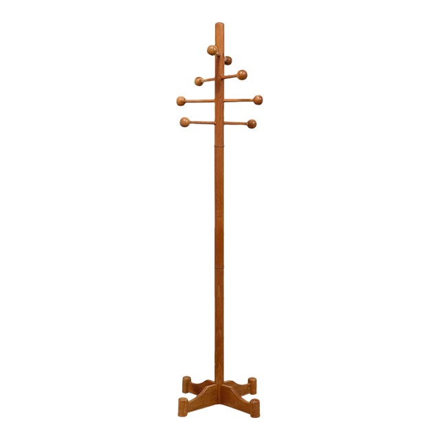Mid 20th Century Danish Teak Coat Rack For Sale