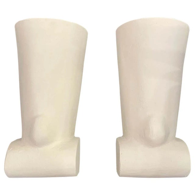 Plaster Wall Lights/ Sconces, Pair '2 Pairs Available' For Sale - Image 10 of 10