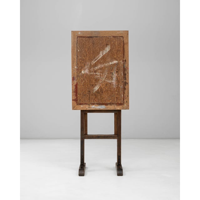 20th Century French Wooden Artist's Easel with Adjustable Tilt For Sale - Image 17 of 18