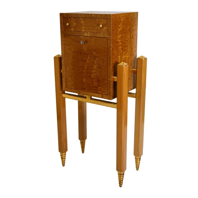 French Art Deco Style Secretaire, 1980s For Sale - Image 9 of 9