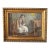 Andor Horvath Hungarian 1876-1966 -a Sip of Wine and a Smoke- Oil on Board For Sale