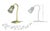 Industrial Industrial Davy Desk Lamp Polished Nickel For Sale - Image 3 of 3