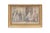 Beige Framed Costume Ball Scene Watercolor, 1850s For Sale - Image 8 of 8