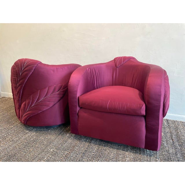 1980s Vintage 360 Swivel Chairs - A Pair For Sale In Chicago - Image 6 of 9