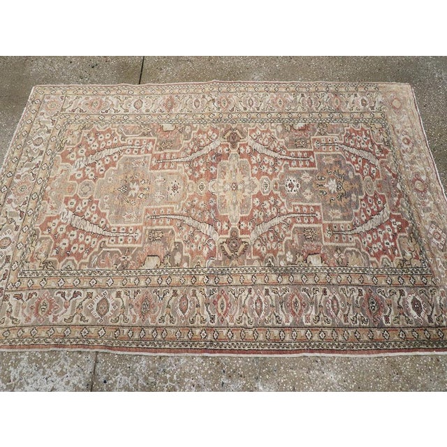 Galerie Shabab Collection Early 20th Century Turkish Sivas Throw Rug For Sale - Image 4 of 8