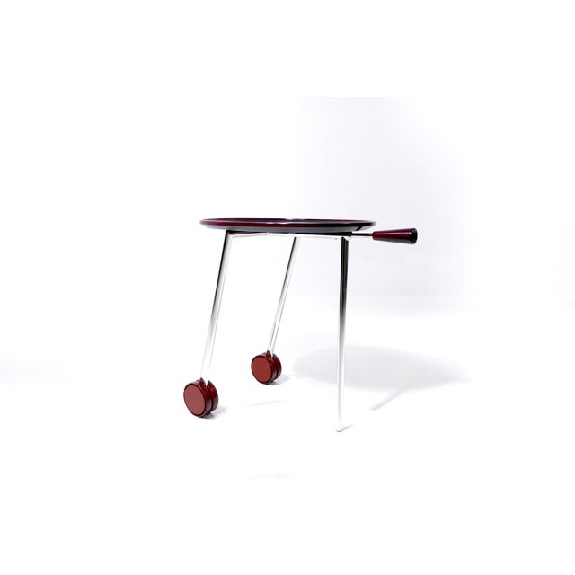 Italian Vintage Baisity Side Table by Antonio Citterio for B&B Italia, 1980 For Sale - Image 6 of 18