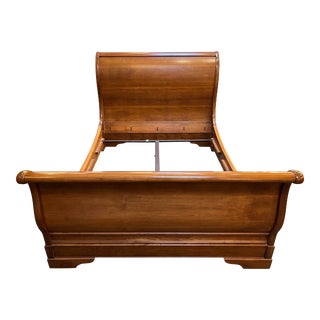 Queen Size Michaels Furniture Sleigh Bed Frame for Restoration Hardware For Sale
