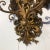 Gold Pair of Traditional Italian Hand Carved Wood Floral Design Sconces For Sale - Image 8 of 11