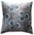 Bohemian silk velvet ikat pillow with vibrant colors of Silver beige and Gray Super hand soft. Pillow has a zipper for...
