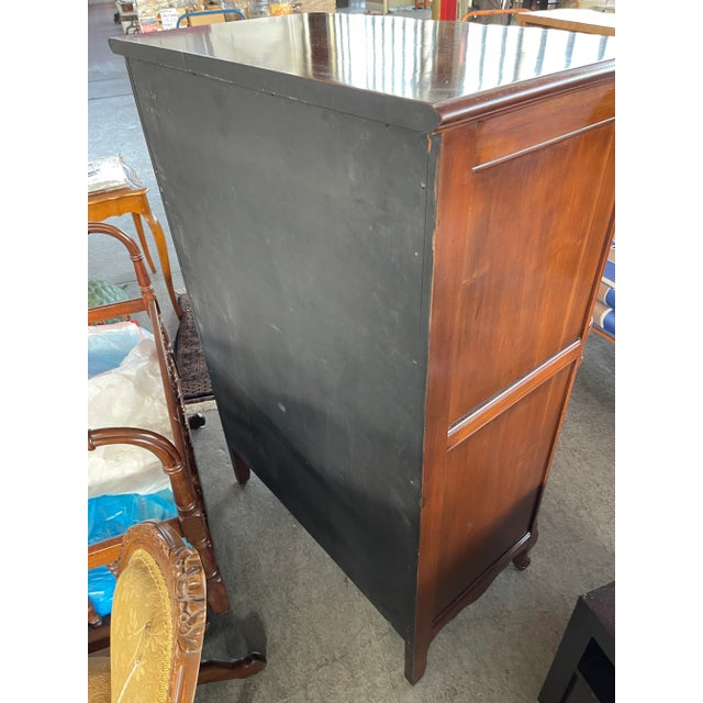 John Widdicomb John Widdicomb French Provincial Style Dresser Tall Chest For Sale - Image 4 of 8