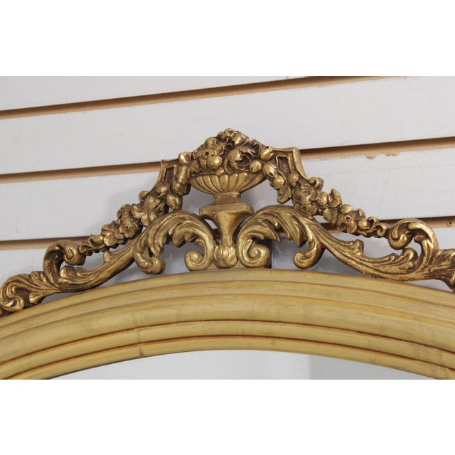 Moyer Gold Gilt Regency Style Large Wall Mirror For Sale - Image 10 of 17
