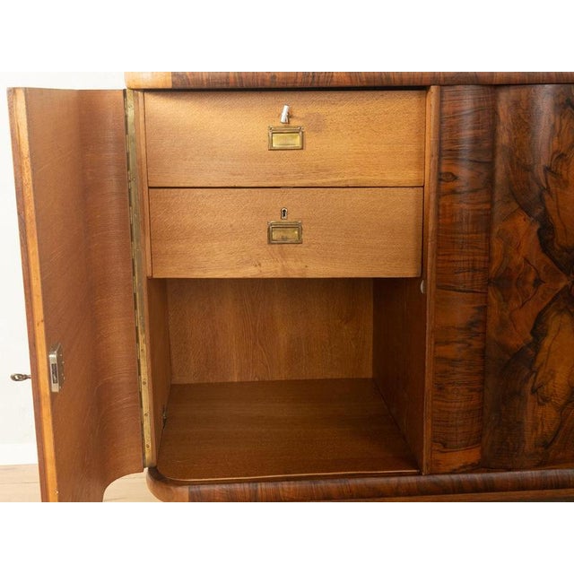Art Deco Sideboard in Walnut, 1920s For Sale - Image 8 of 12