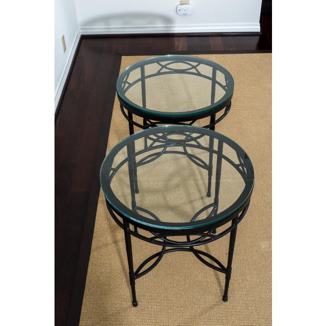 Glass diameter 20" x 3/8" Gorgeous Classic Amalfi collection originally bought from Janus et Cie showroom. These pieces...