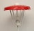 Red Vintage Floor Lamp, 1950s For Sale - Image 8 of 9