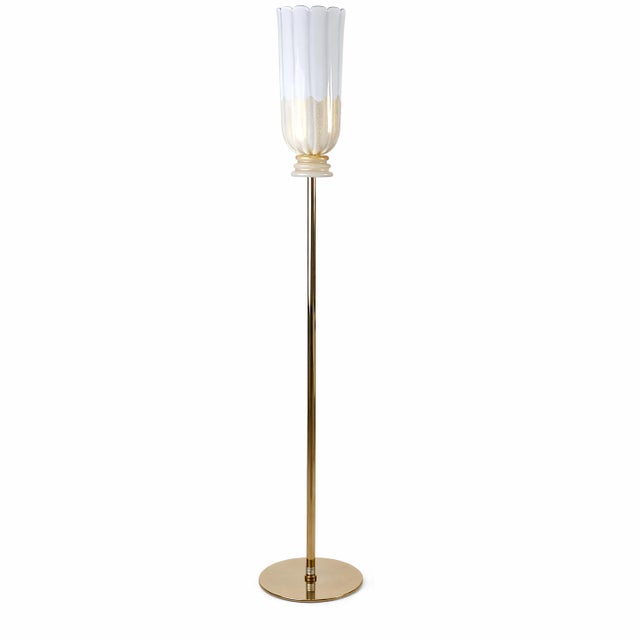 XII Apostoli Murano Glass Floor Lamp 24-KT Gold from Barovier and Toso, 2002 For Sale - Image 18 of 18