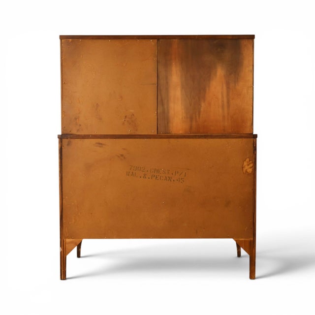 Kent Coffey Perspecta Vintage Mid Century Modern Highboy Dresser Armoire C. 1960s For Sale - Image 11 of 13