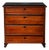 Antique Louis Philippe Commode in Red, 1800s For Sale
