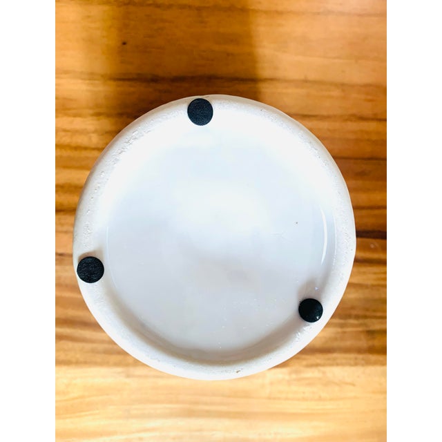 Large Vintage Blue and White Ceramic Ginger Jar For Sale - Image 9 of 9