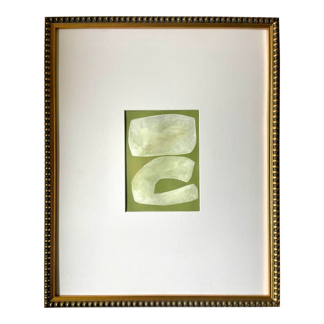 2026 "Presa" Contemporary Abstract Painting on Paper by Artist r.k. Red For Sale