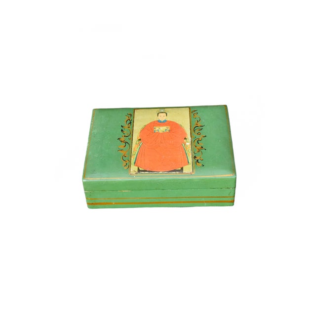 Chinese Mid 20th Century Mottadeh Chinese Empress Decorative Box For Sale - Image 3 of 12