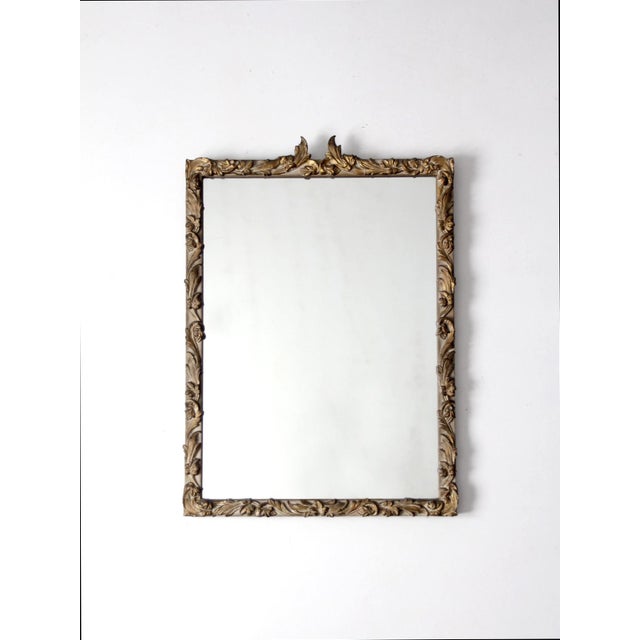 Antique Louis XV Gilt Gold Wall Mirror Rococo Frame For Sale - Image 6 of 11